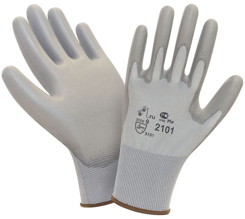 Перчатки 2Hands Air серые, нейлон с полиуретаном