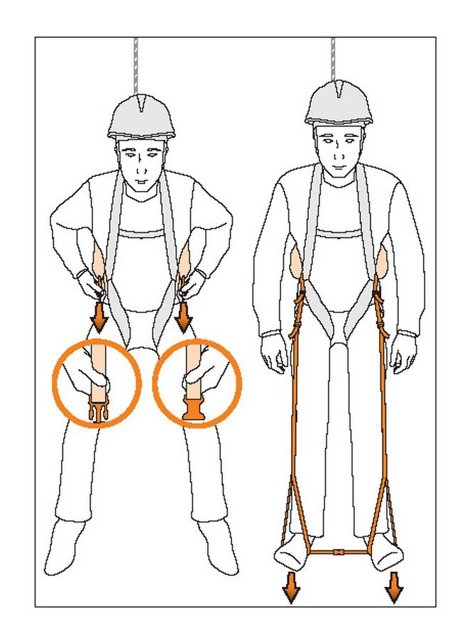 Петля для ожидания эвакуации Help Step