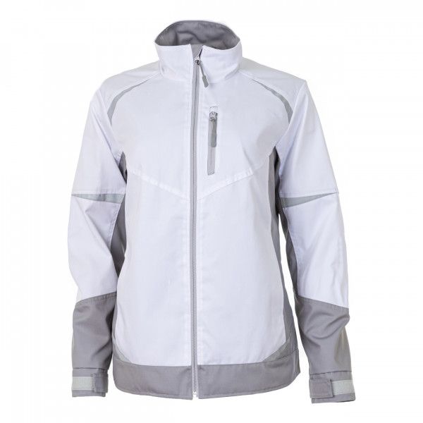 Куртка рабочая женская «KS 228», белый/серый