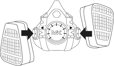 Полумаска фильтрующая «МК 75»